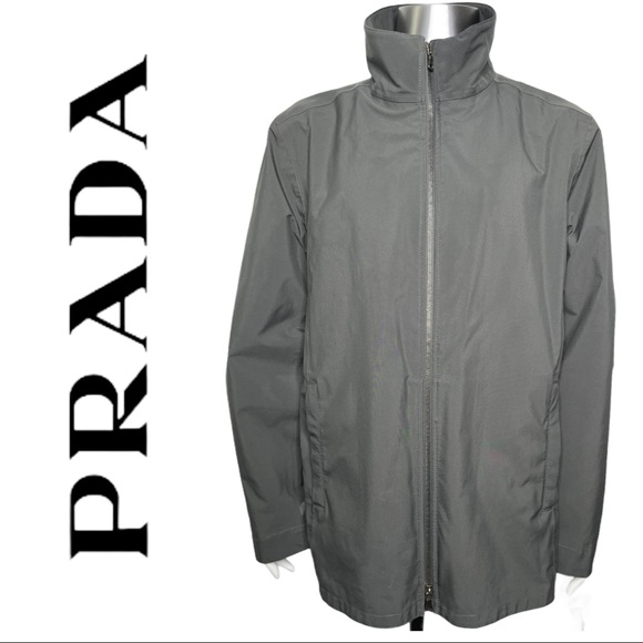 Prada Other - Prada Men’s Gore-Tex Jacket Grey Zip Front size 58